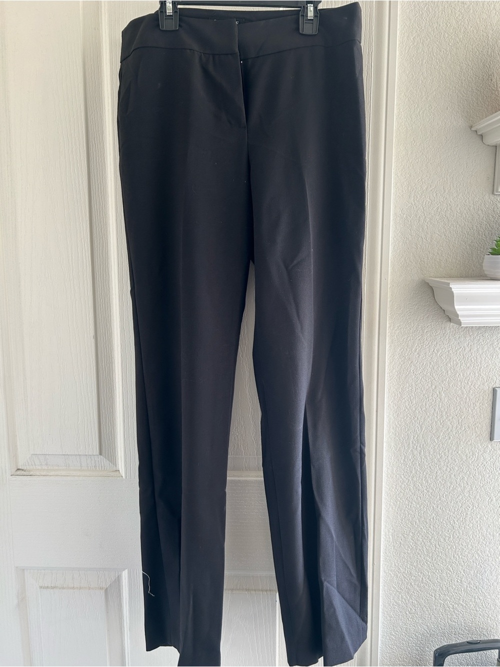 Larry Levine Black Signature Straight Leg Pants
